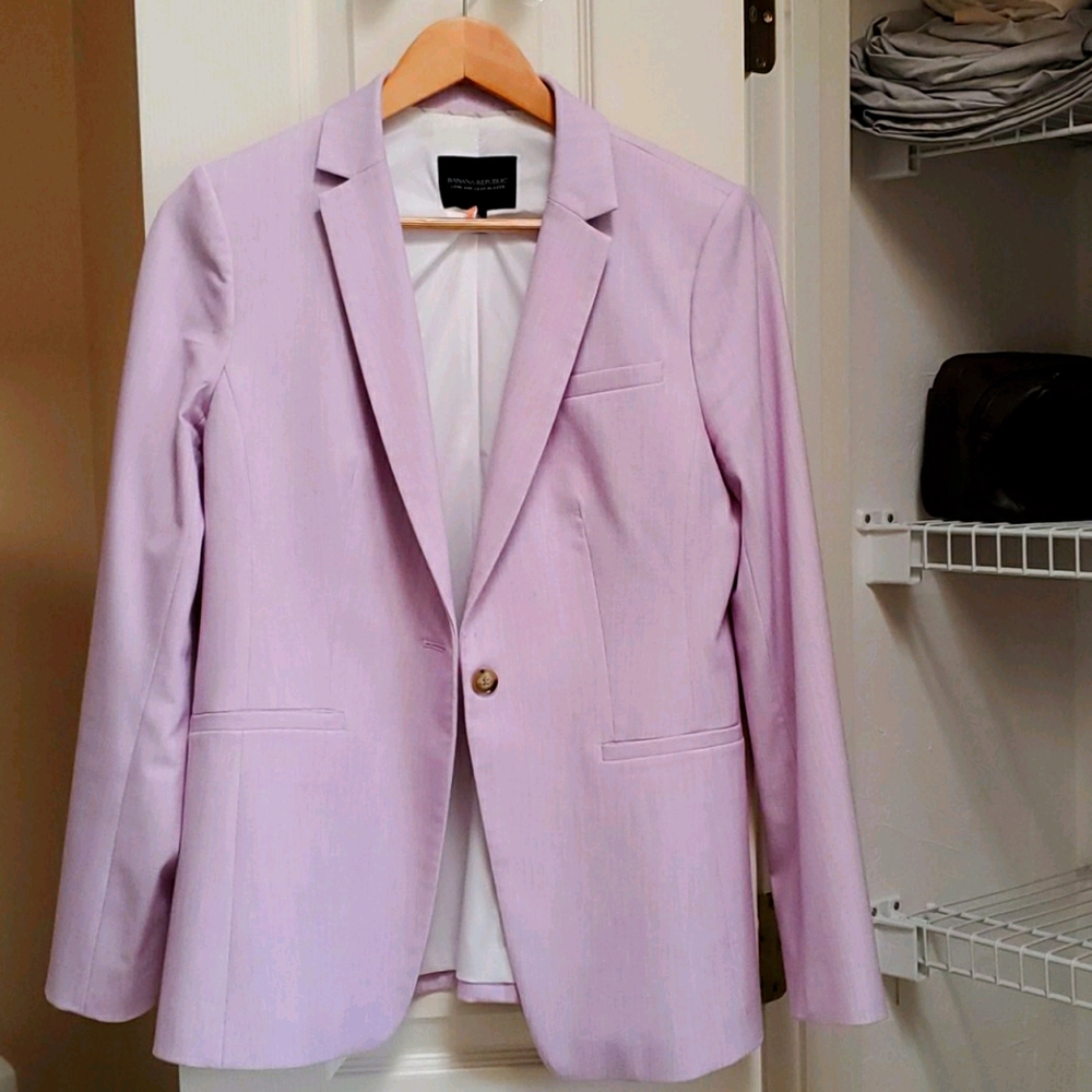 Banana Republic Long and Lean Blazer and Pantsuit